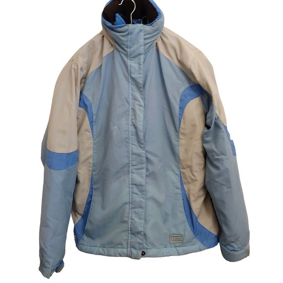 L.L. Bean Womens Blue 3 in-1Jacket Multiple pockets Medium. - Picture 1 of 14